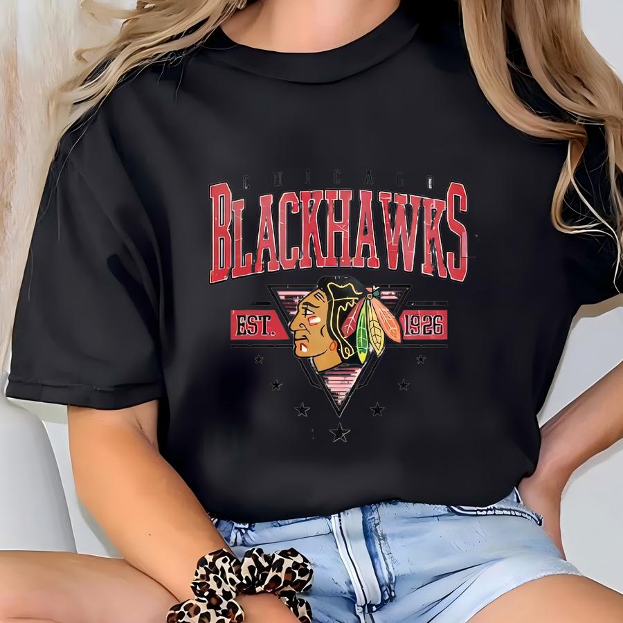 Chicago Blackhawks Sweatshirt Crewneck, Blackhawks Youth Sweatshirt, Chicago Hockey Toddler Tee, Blackhawks Hockey Hoodie Sweater, Baby Tee T-shirt