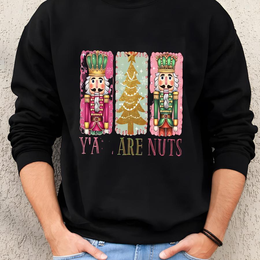 Nutcracker Christmas Vneck Tshirt,nutcracker Vneck Shirt,women's Holiday Tee,holiday Party Gift,festive Christmas,christmas Gift,pic327 Sweatshirt