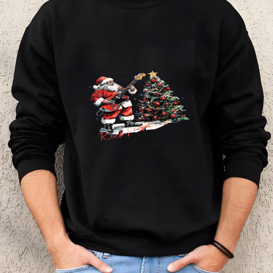 Santa Claus World Tour Tumbler, Rocking Around The Christmas Tree Cup, Personalized Christmas Gift, Holiday Party Cup, Custom Name Tumbler Sweatshirt