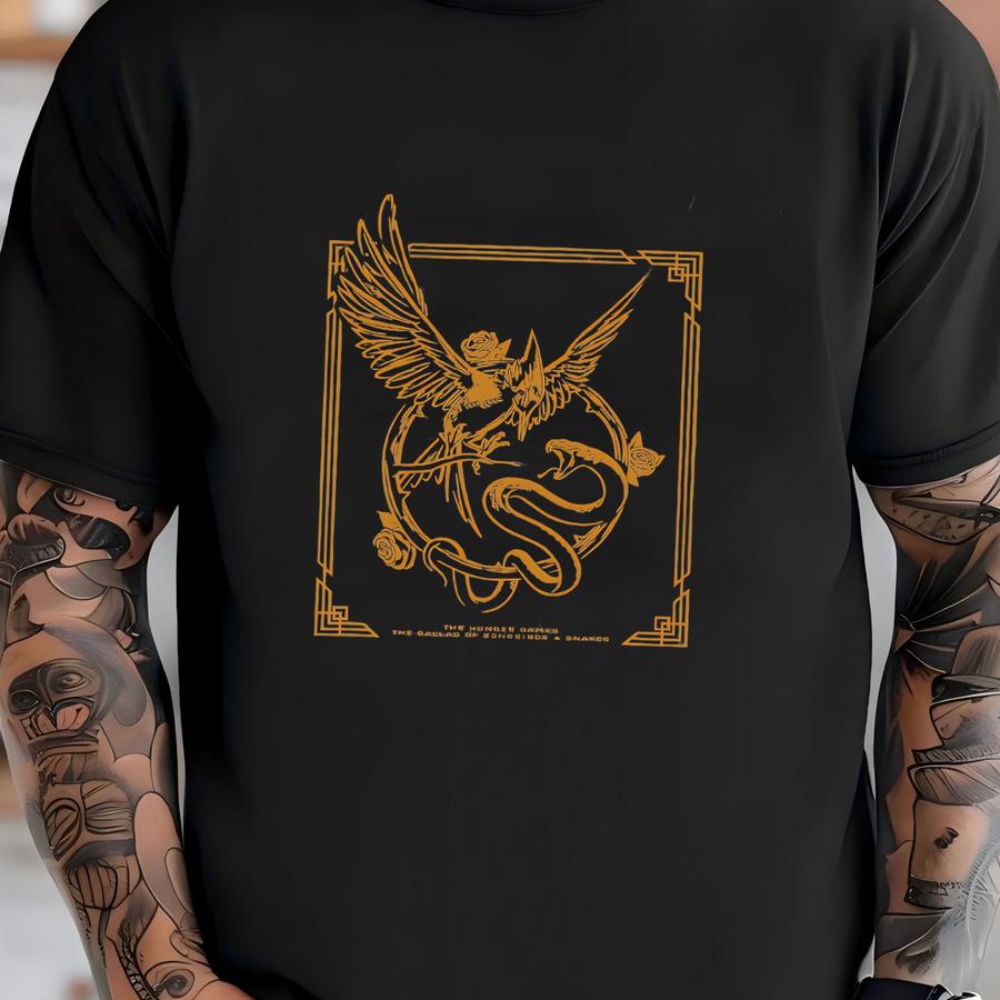 ® Shirt, The Hunger Games The Ballad Of Songbirds And Snakes Shirt, Snakes Lover Gift, Songbirds Shirt, Gift For Women, Men T-shirt