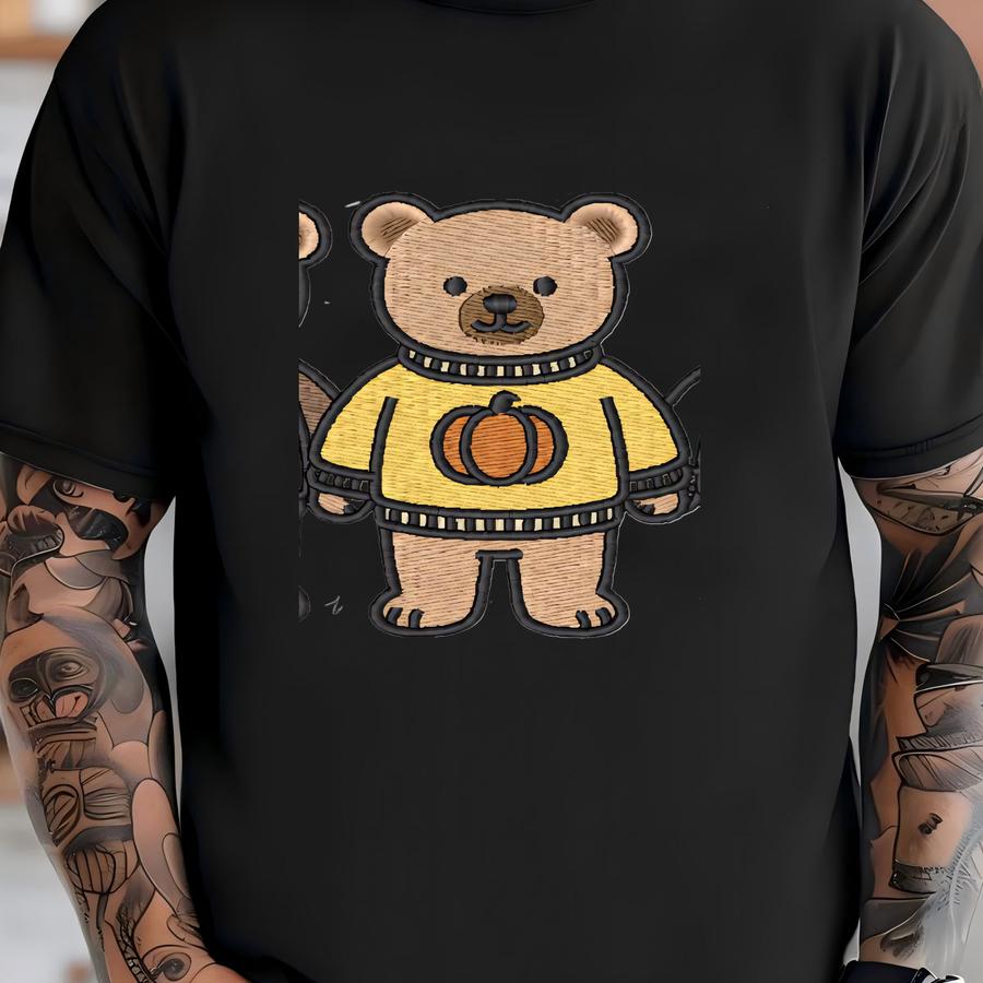 Fall Bear Trio Y Download (3 Sizes) T-shirt