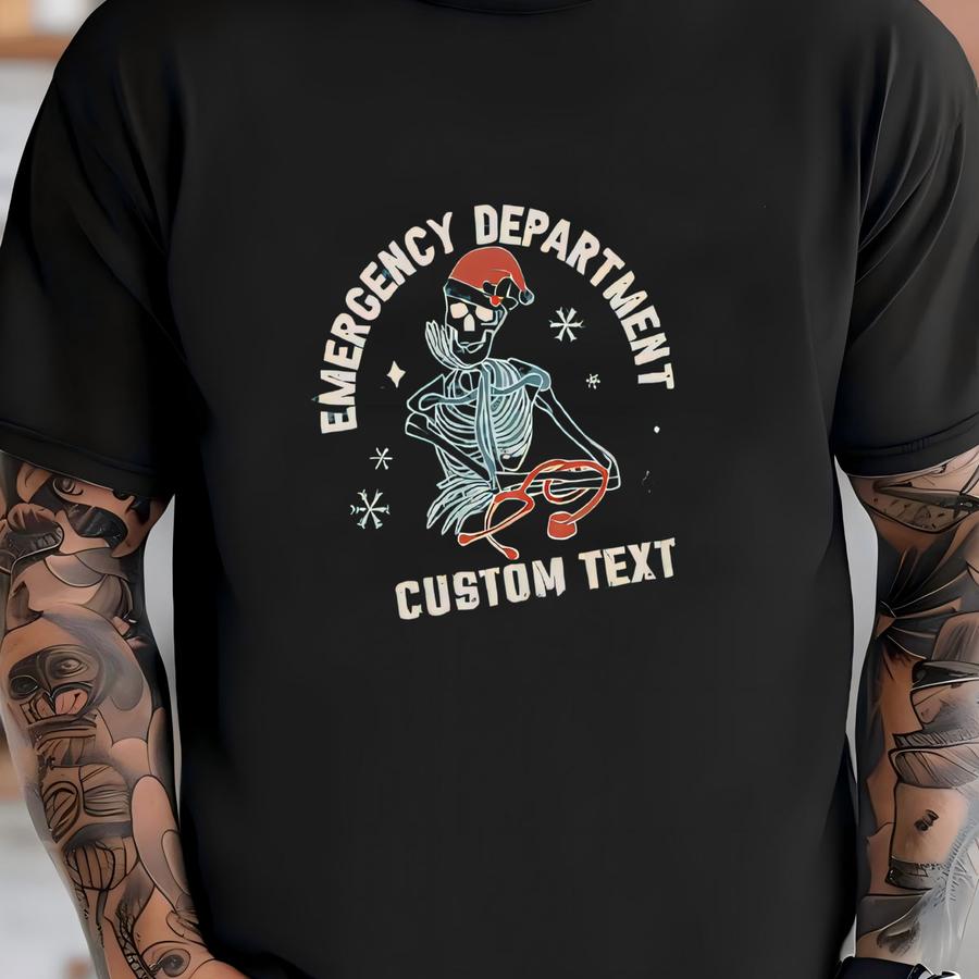 Emergency Department Shirt, Er Nurse Skeleton Shirt, Funny Er Nurse Shirts, Nursing Student Shirt, Emergency Room Shirt, Ed Team Shirt T-shirt