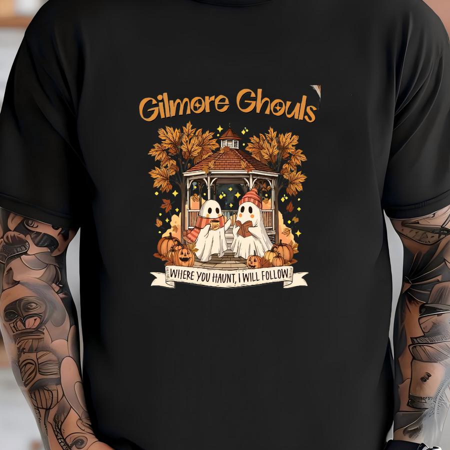 ® Gilmore Ghouls Shirt, Funny Ghost Halloween Tee, Gilmore Parody Fall Shirt, Spooky Season Tv Show Fan Tee, Cute Gilmore Tee T-shirt