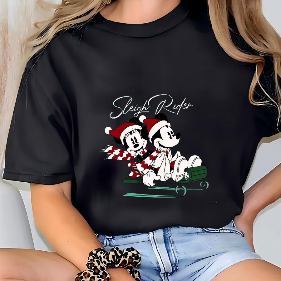 Main Street Sleigh Rider Shirt |  Hot Cocoa Christmas Sweatshirt T-shirt