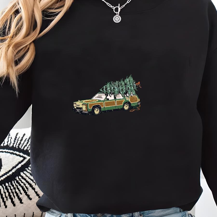 Griswold's Tree Farm Shirt | Fun Old Fashioned Family Christmas Sweatshirt Sweatshirt