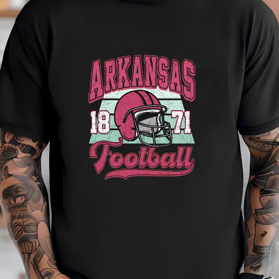 Arkansas Football Sweatshirt, Football Hoodie, Mom Football Shirt, Arkansas Football Tee, Sunday Football Gift, Mascot Game Day Tee T-shirt