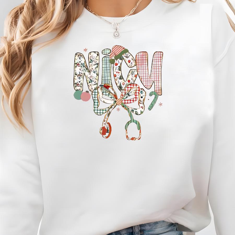 ® Christmas Nurse Crew Shirt - Holiday Rn Lpn Cna Medical Sweatshirt - Festive Stethoscope Team Gift - Hospital Matching Tee Sweatshirt ® Christmas Nurse Crew Shirt - Holiday Rn Lpn Cna Medical Sweatshirt - Festive Stethoscope Team Gift - Hospital Matching Tee Sweatshirt