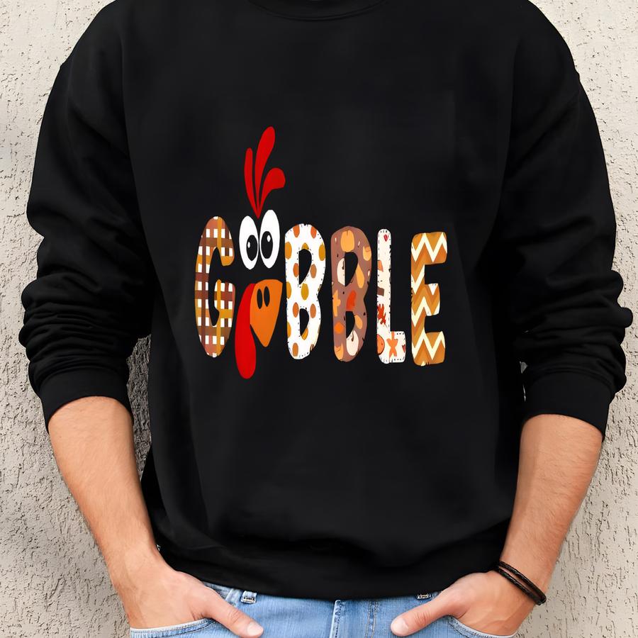 Gobble Thanksgiving T-shirt, Thanksgiving Family Shirt, Funny Thanksgiving Tee, Thanksgiving Dinner, Pumpkin Tee, Fall Shirt, Thankful Shirt Sweatshirt Gobble Thanksgiving T-shirt, Thanksgiving Family Shirt, Funny Thanksgiving Tee, Thanksgiving Dinner, Pumpkin Tee, Fall Shirt, Thankful Shirt Sweatshirt