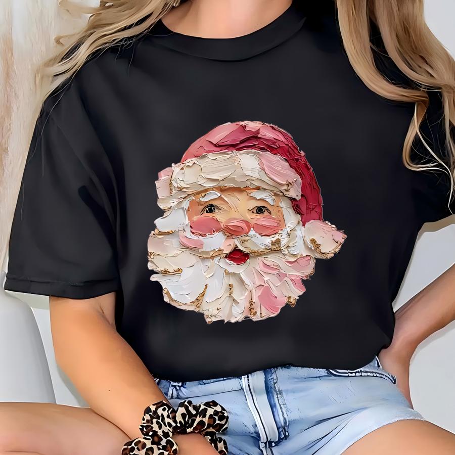 Santa Sweatshirt: Cozy Christmas Gift For Her T-shirt
