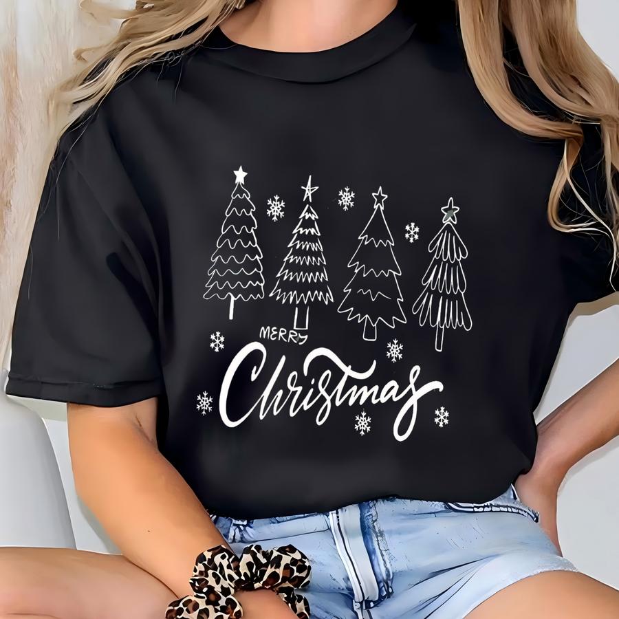 ® Merry Christmas Shirt, Retro Women's Holiday Tee, Christmas Tshirt, Christmas Eve Shirt, Womens Christmas Shirt T-shirt