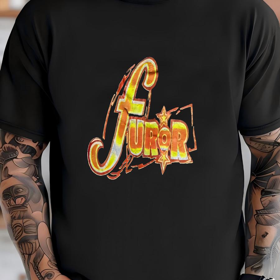 Vintage 90s Furor Hoodie Size L Double Sided Star Heart Logo Faded Black Skate Style Graphic Streetwear Y2k Grunge Rock Band Merch Style T-shirt