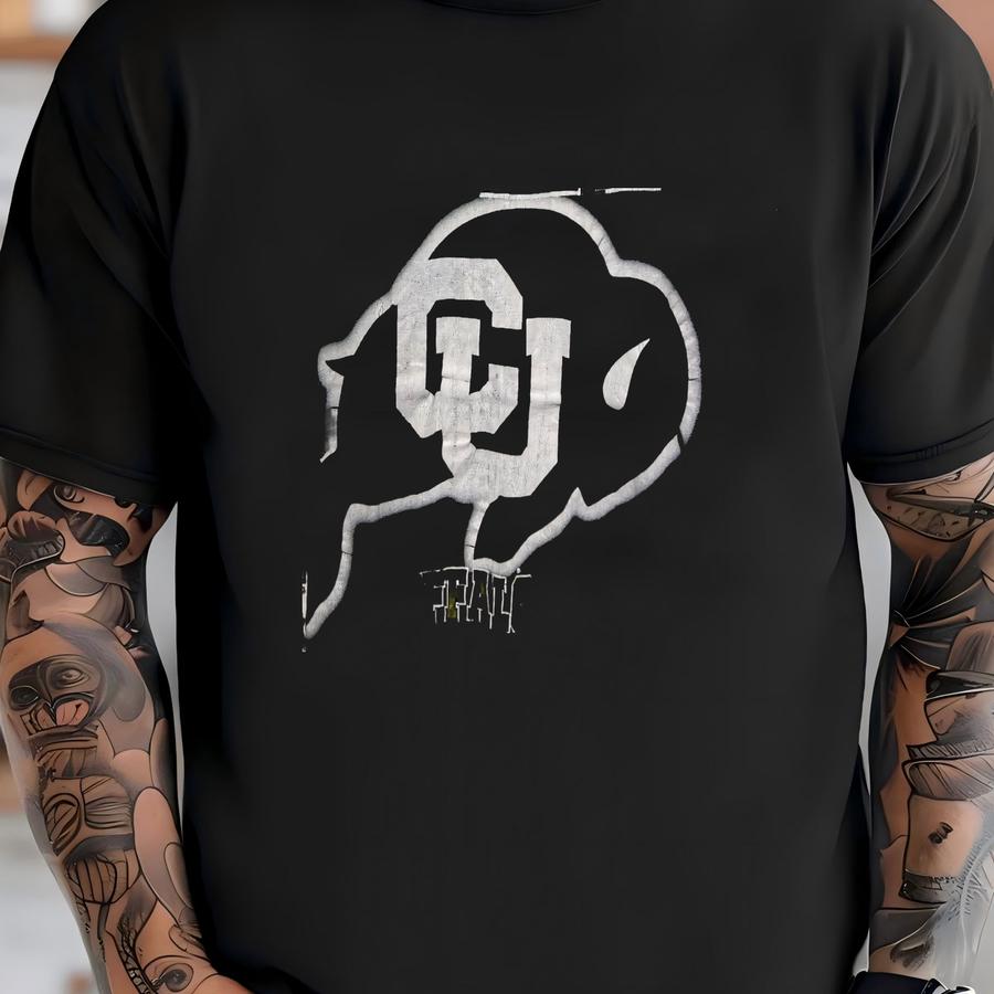 Vintage 90s Colorado Buffaloes Hoodie Size 2xl Ncaa College Football Big Logo Tee Faded Distressed Graphic University Of Colorado Sports T-shirt