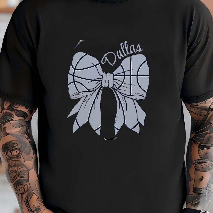 Basketball Unisex Apparel, Mens Womens Hoodies/crewneck Sweatshirts/hoodies, Gift For Sports Fan, Coquette Bow T-shirt