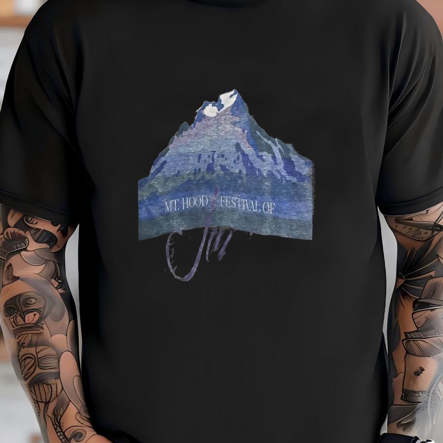 Vintage 1987 Mt Hood Festival Of Jazz Hoodie Size Xl Music Festival Mountain Concert Souvenir Pacific Northwest Pnw Musician Retro T-shirt