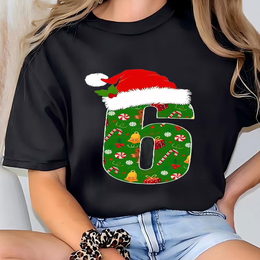6 7 Santa Christmas Shirt: Christmas Six Seven Shirt, Couple Meme Shirt, Christmas Party Shirt T-shirt