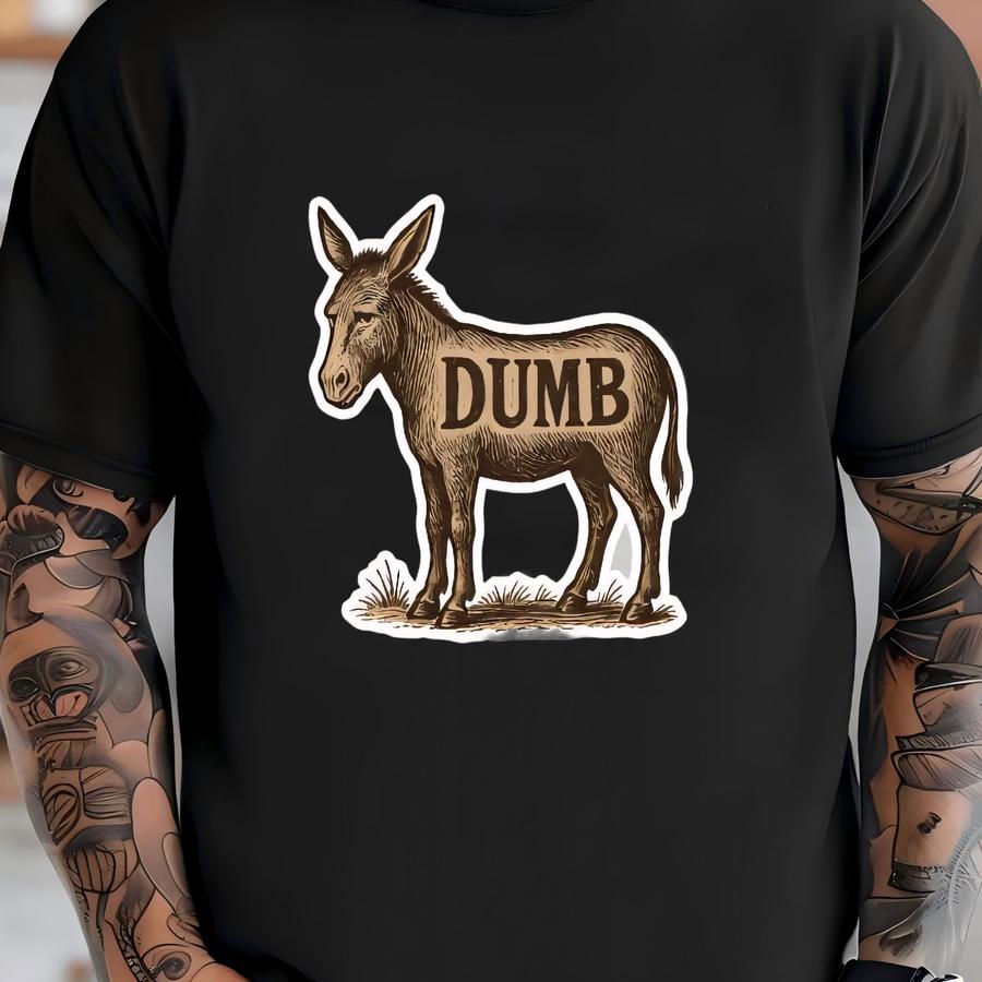 Dumbass Sticker T-shirt