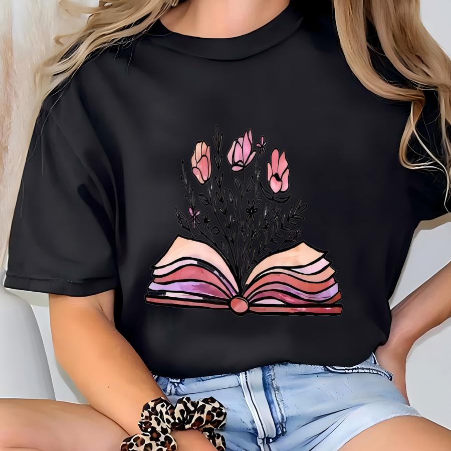 Booktrovert Definition Sweatshirt, Funny Book Lover Crewneck, Reading Girl Hoodie T-shirt