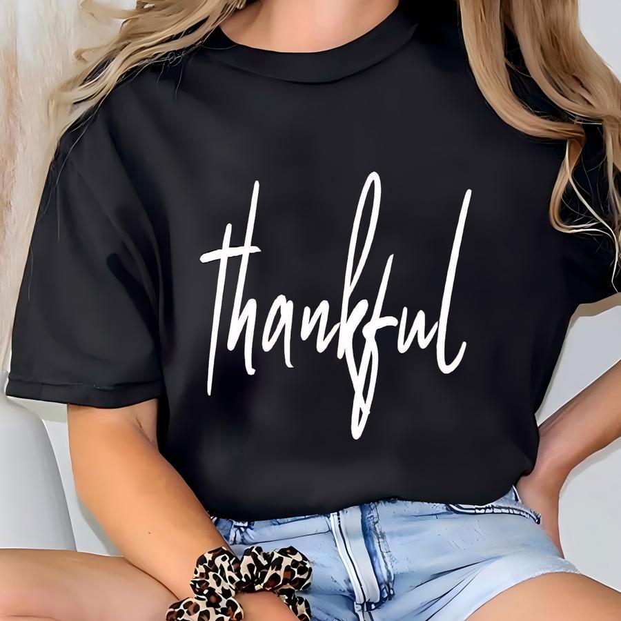Thankful Sweatshirt, Thankful Sweater, O Thanksgiving Sweatshirt, Women Thankful Sweatshirt, Women Gift For Thanksgiving T-shirt