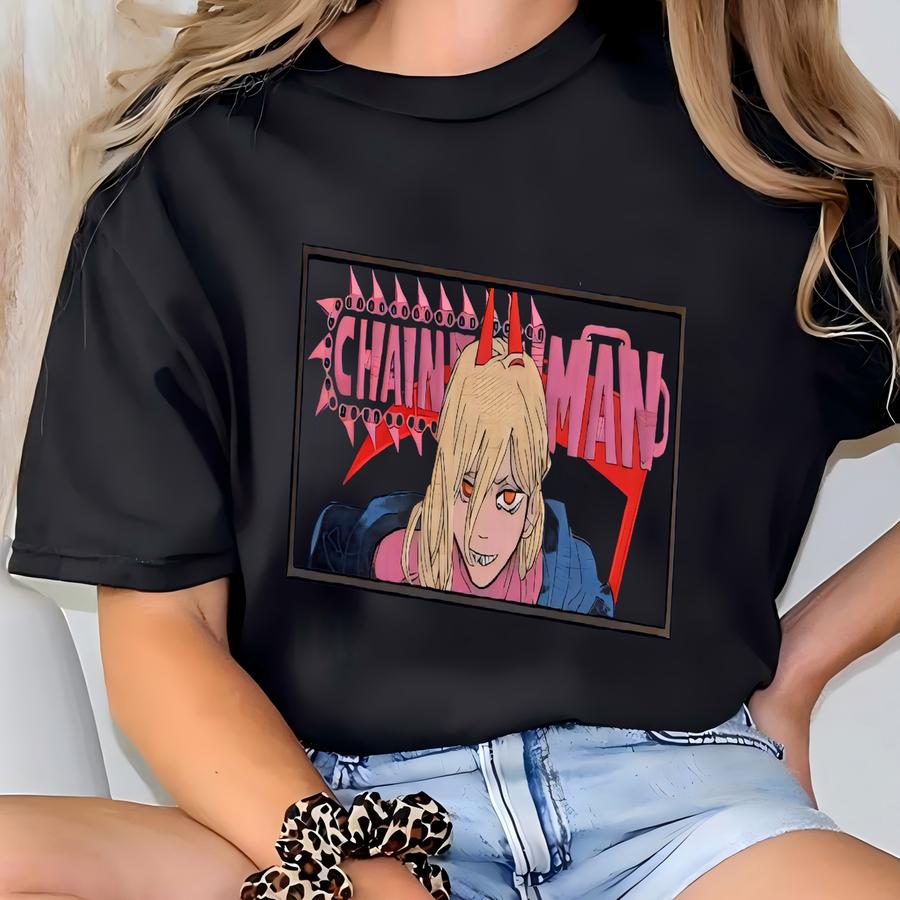 Anime Sweatshirt: Blood Demon, Hybrid And Fiend Design, Gifts For Chainsaw Lovers T-shirt