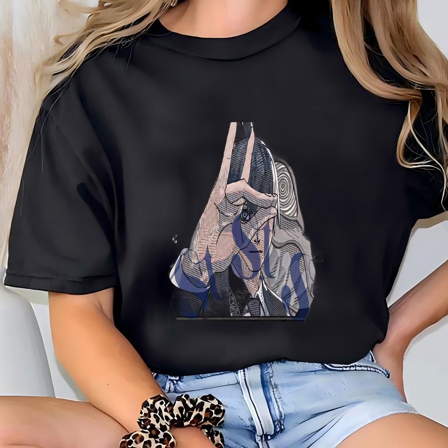 Anime Sweatshirt: Fox Demon, Hybrid And Fiend Design, Gifts For Chainsaw Lovers T-shirt