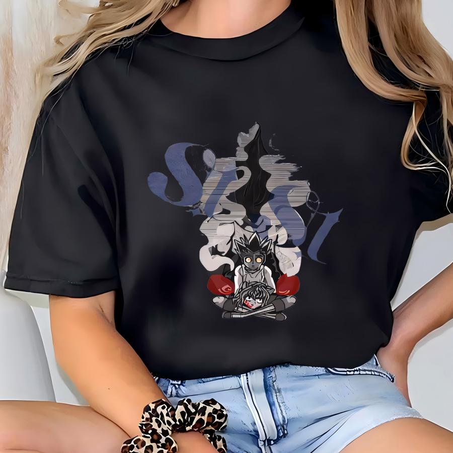 Anime Washed Shirt: Hunter Battle, Rock - Scissors - Paper Hoodie T-shirt