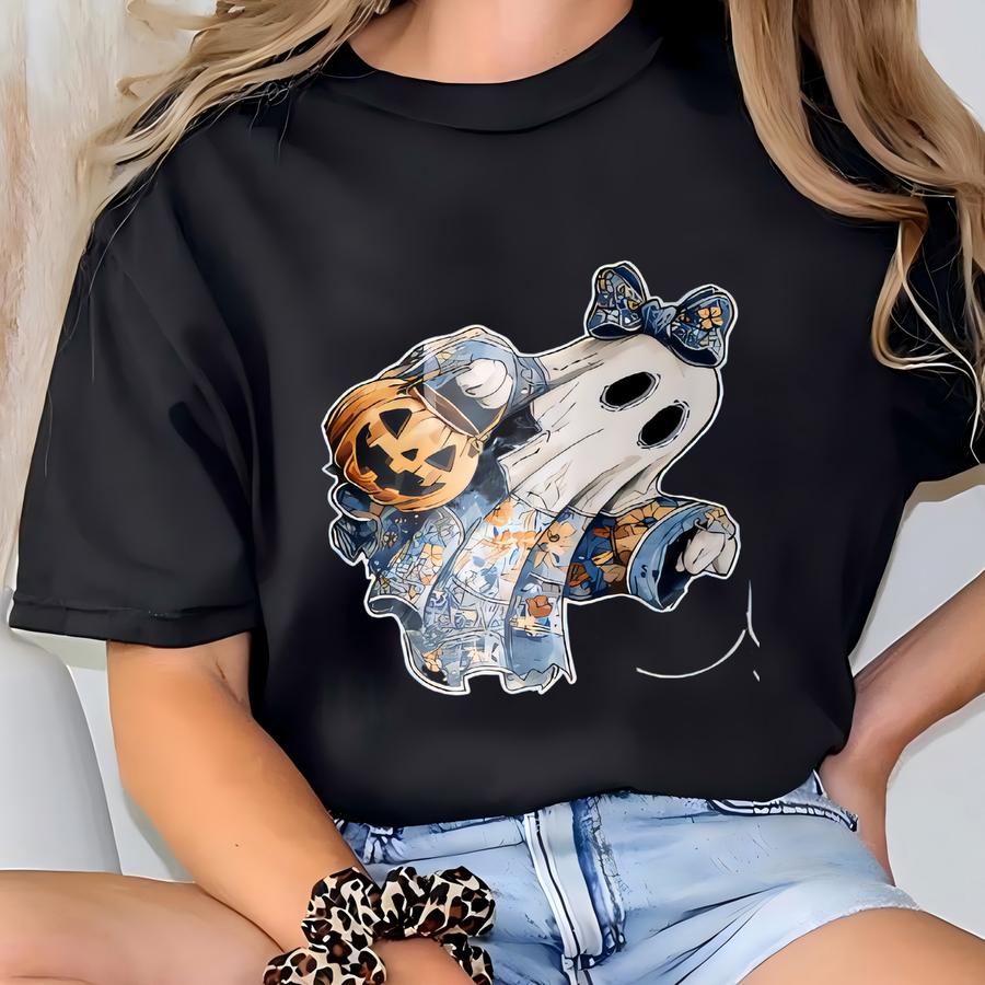 Floral Ghost Tumbler, Ghosts Tumbler, Checkered Ghost Tumbler, Floral Ghost Tumbler, Fall Tumbler, Fall Gifts, 20oz 30 Ouz Coffee Tumbler T-shirt