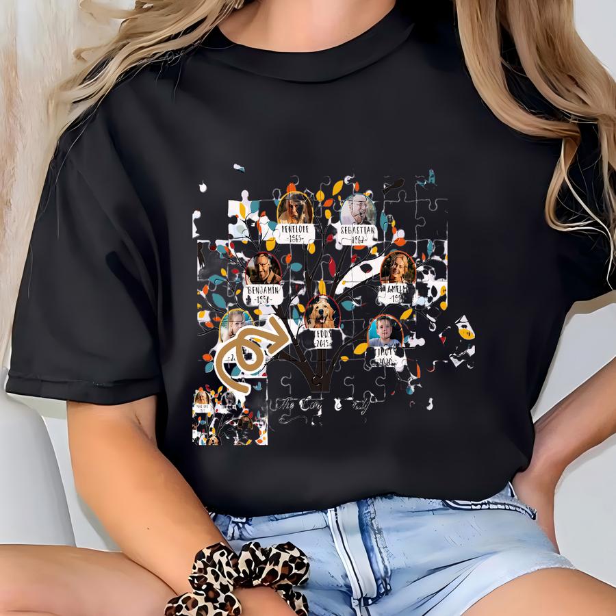 Customized Family Tree Puzzle, Customized Family Reunion Gift, Personalized Jigsaw Puzzle, 1000 Pieces Puzzle, Family Puzzle Gift T-shirt
