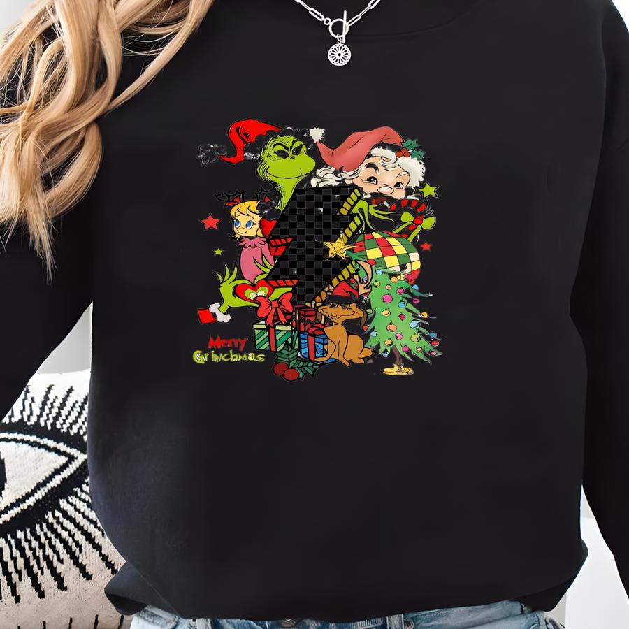 Sweatshirt Merry Mas Sweatshirt, Retro Whoville Christmas Gift, Mas Xmas Funny Sweatshirt Christmas Gift Sweatshirt