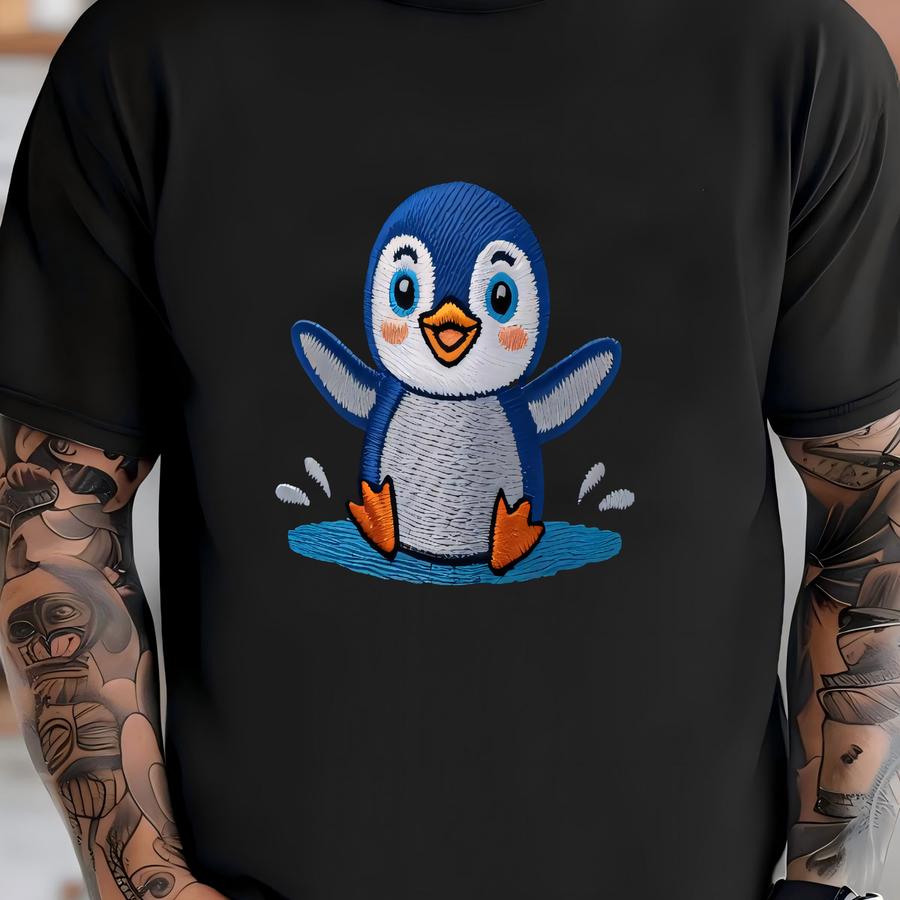 Cute Penguin Hat – Stylish Cap Featuring A Smiling Penguin, Cozy And Fun Gift For All Season T-shirt