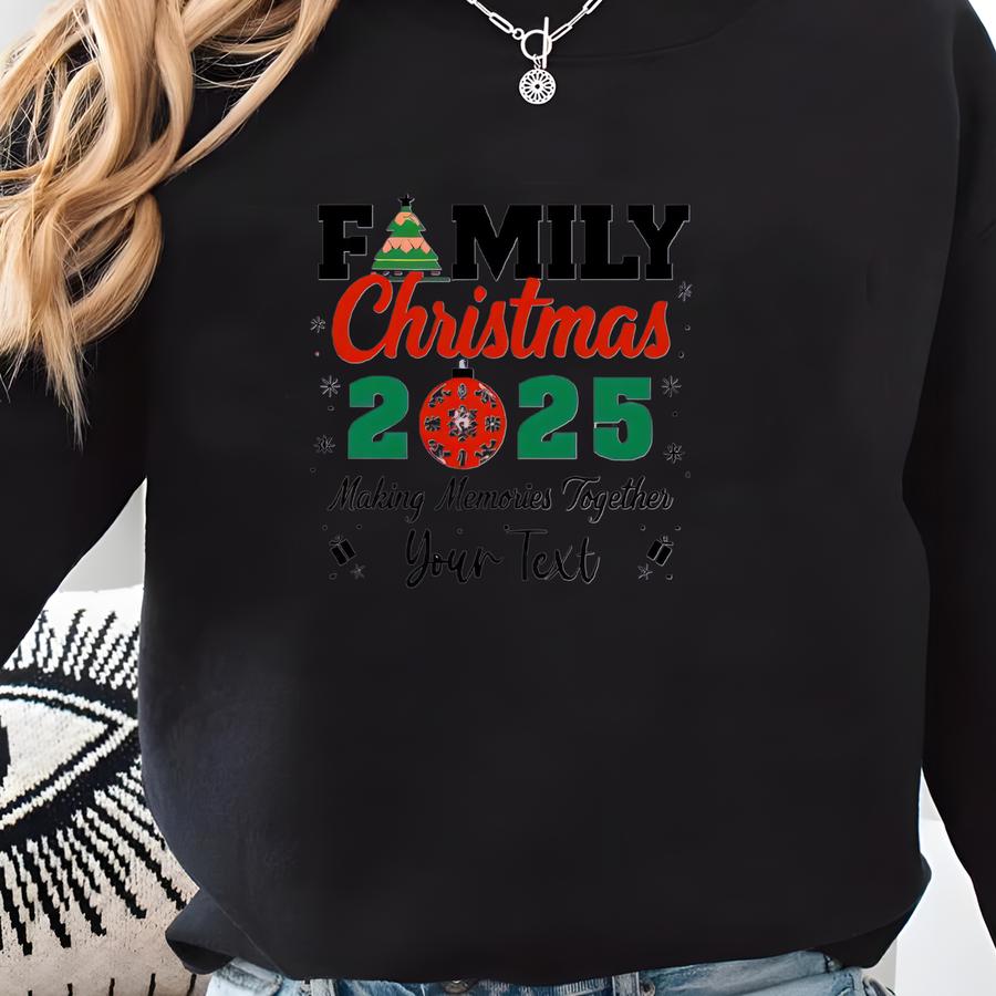Family Christmas Sweatshirts, Matching Holiday Shirts, Long Sve S, Xmas Family Outfits, Custom Cozy Christmas Gifts, Adults Kids Sweatshirt