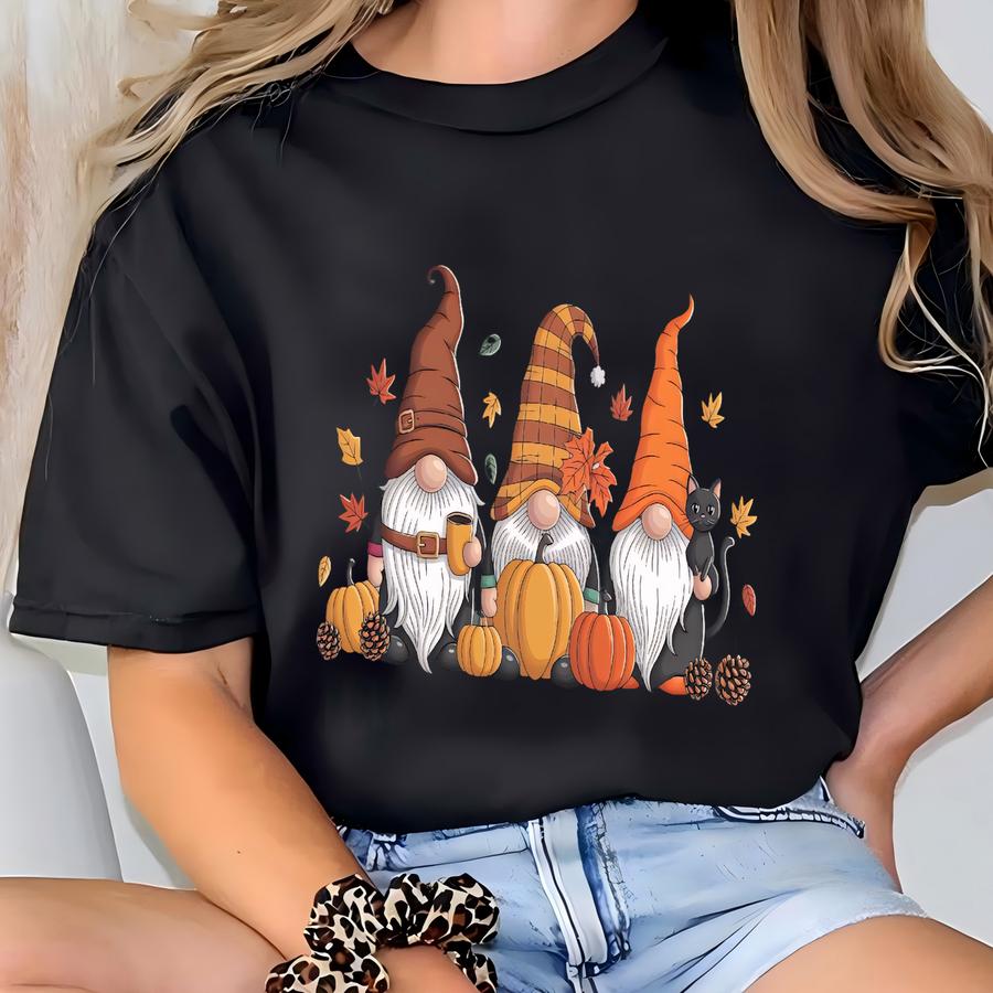 ® Fall Gnome Shirt, Fall Shirt, Cute Fall Shirt, Halloween Gnomes, Thanksgiving Shirt, Gnome Shirt, Pumpkin Shirt T-shirt