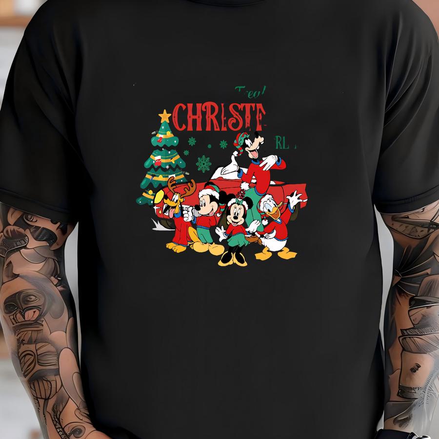 Christmas Sweatshirt,  Friends Tree Farm, Cozy Holiday Style T-shirt