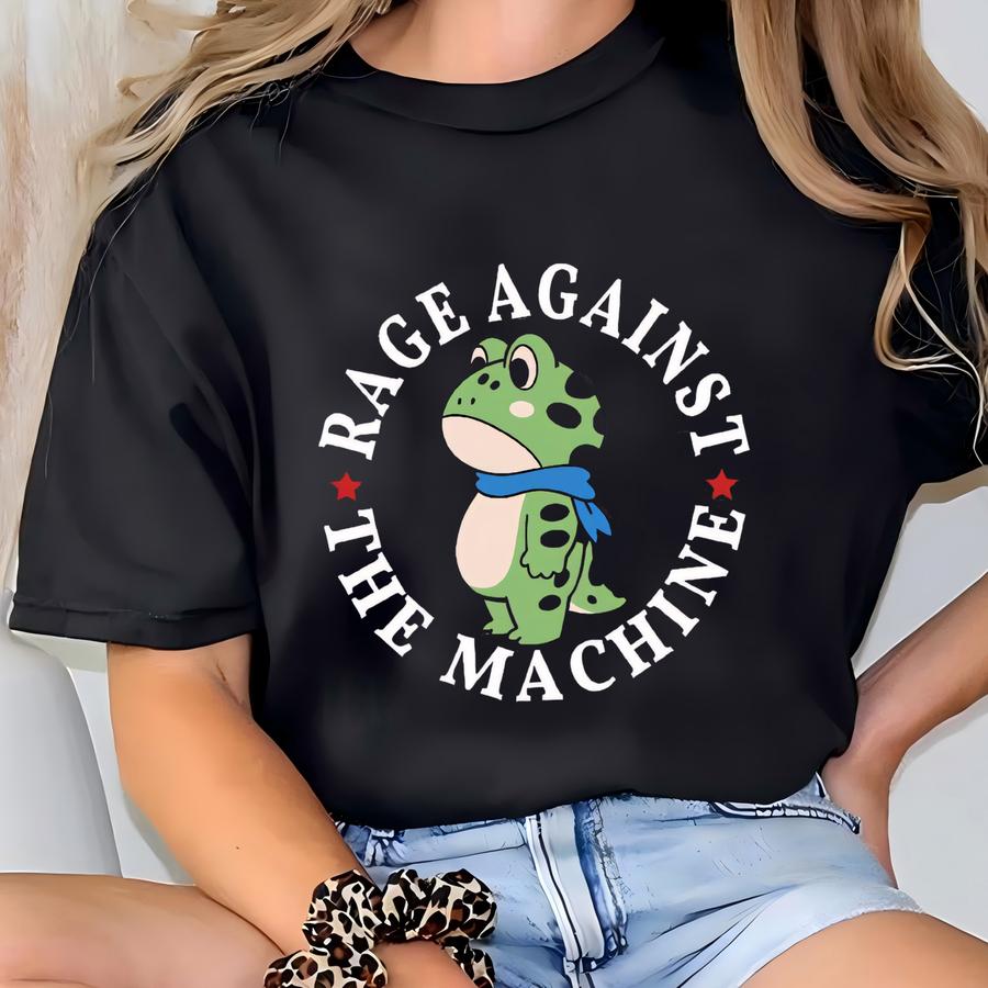 Rage Against The Machine Portland Frog Protest T Shirt, Resist Woman Shirt, Retro Fascism Shirt, National Park Bear Tee, Protest Shirt T-shirt