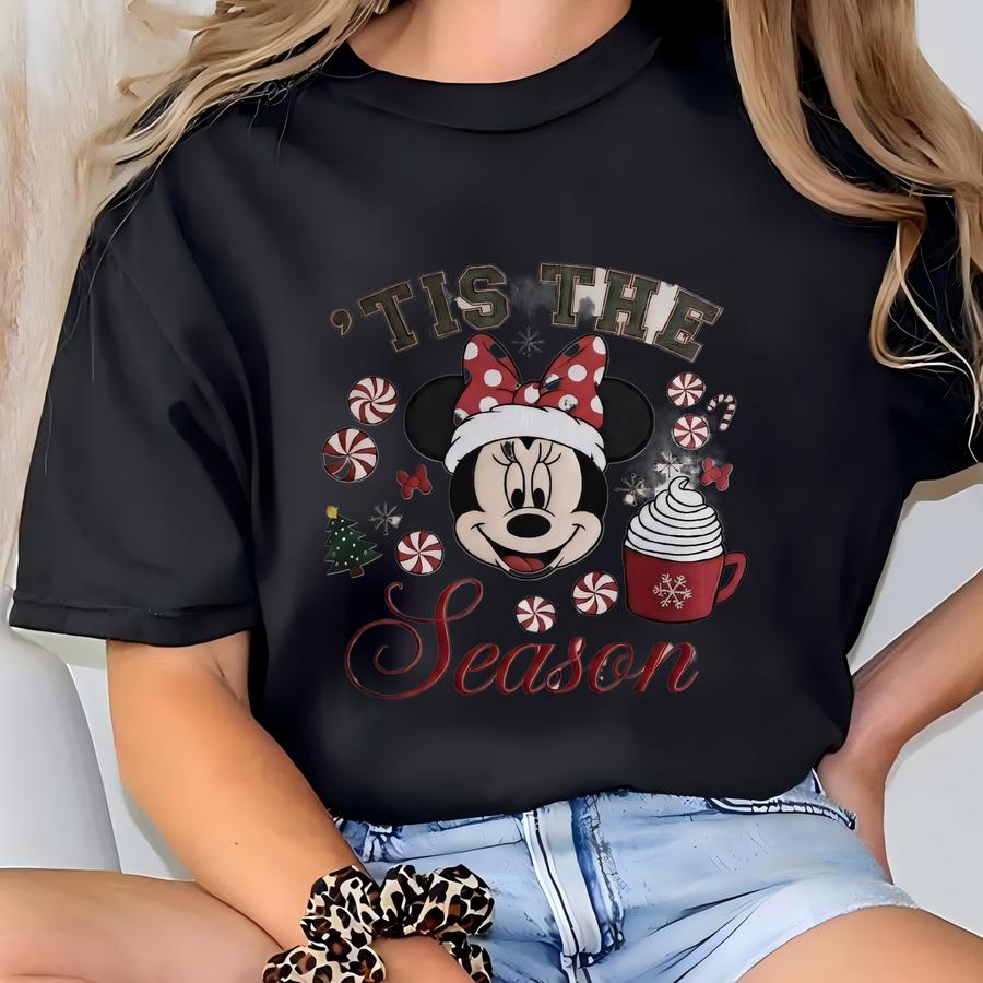 Christmas Sweatshirt, Tis The Season Sweater, Holiday Crewneck, Xmas Shirt, Merry Xmas Shirt T-shirt