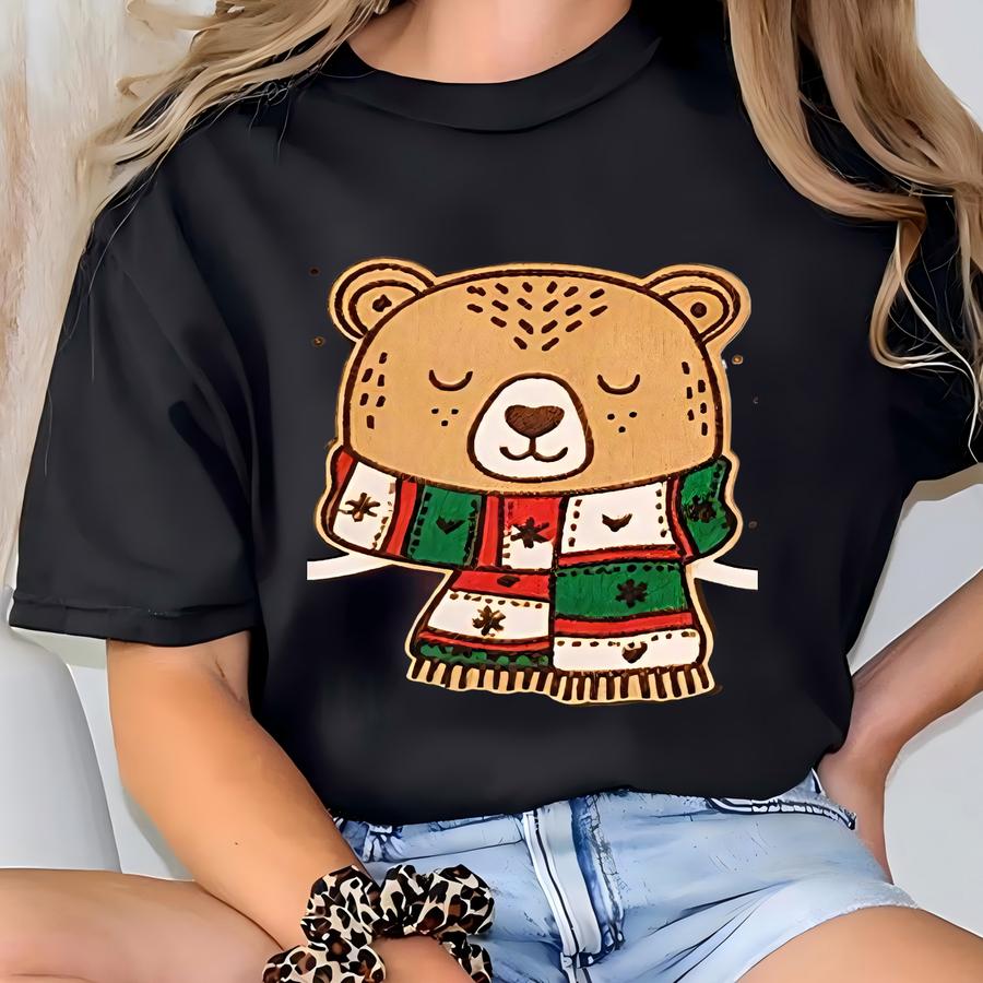 Personalized Star Christmas Ornaments, Holiday Name Tags 2-layer Wood Ornament, Santa, Bear, Horse, Gingerbread Ornaments, Holiday Gift Tags T-shirt