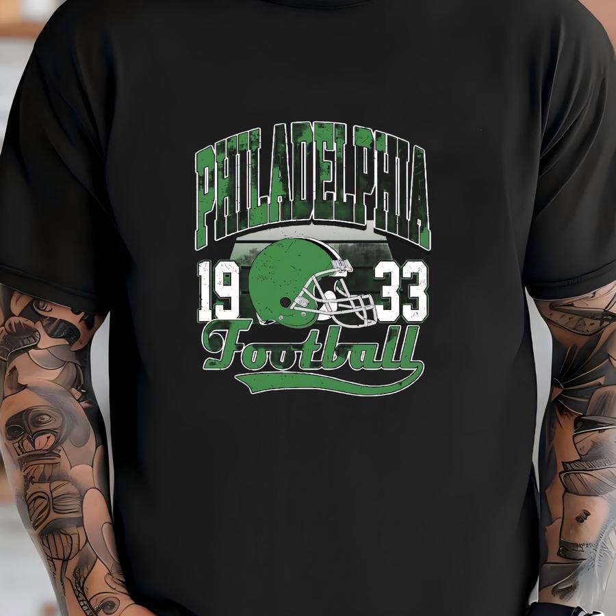 Vintage Philadelphia Football Unisex Sweatshirt, Philadelphia Shirt, Football Season Gift For Fans, Mascot Game Day Tee, Gift For Her T-shirt