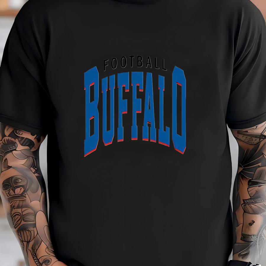 Vintage Buffalo Football Unisex Sweatshirt, Buffalo Fan Crewneck, Buffalo Football Hoodie, Buffalo Football Sweatshirt, Gift For Her, Him T-shirt