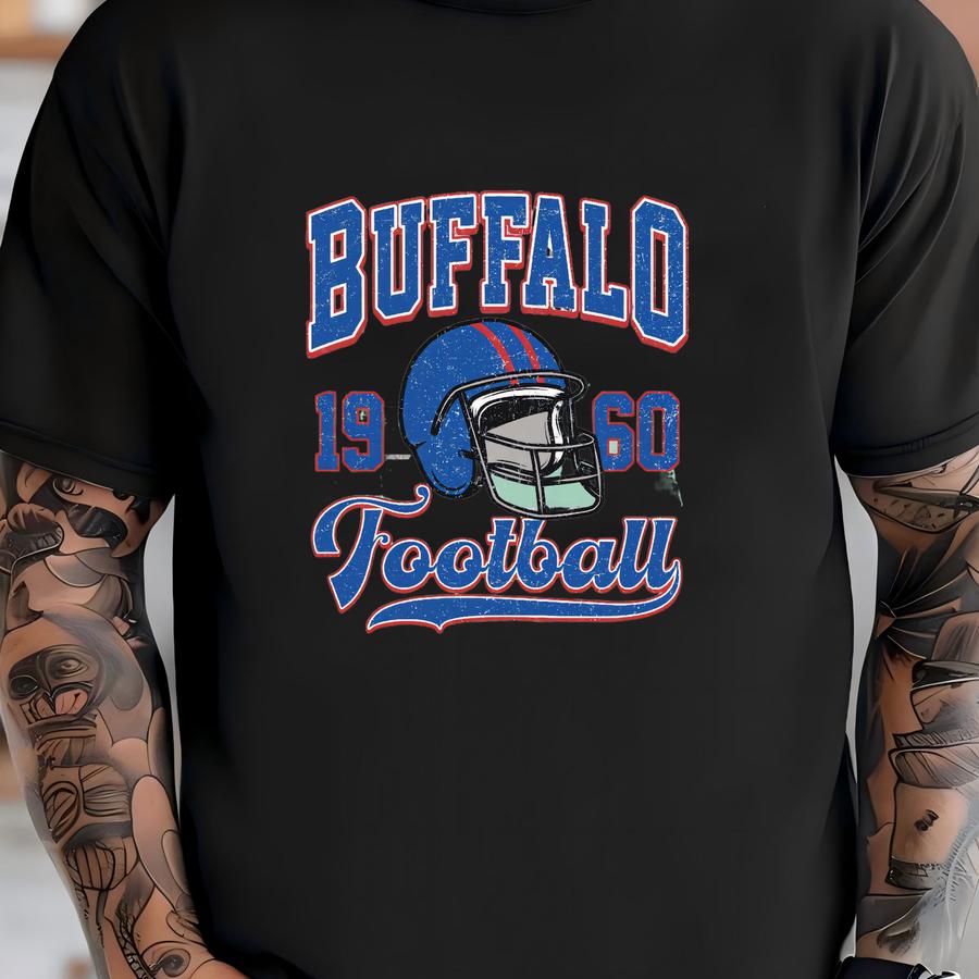 Vintage Buffalo Football Unisex Sweatshirt, New York Buffalo Football Hoodie, Buffalo Football Hoodie, Buffalo Football Jersey Sweatshirt T-shirt