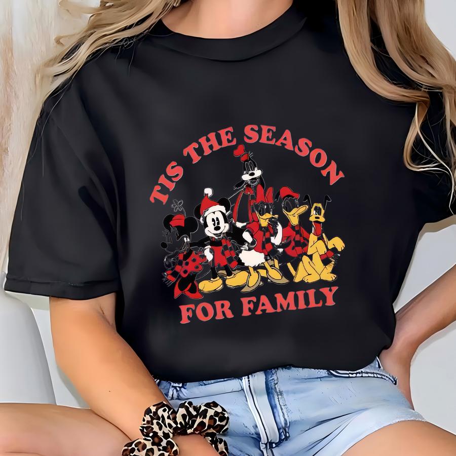 Tis The Season For Family Christmas Shirt, Matching Family Christmas Shirts, Family Christmas Tees, Holiday Outfit Gift T-shirt