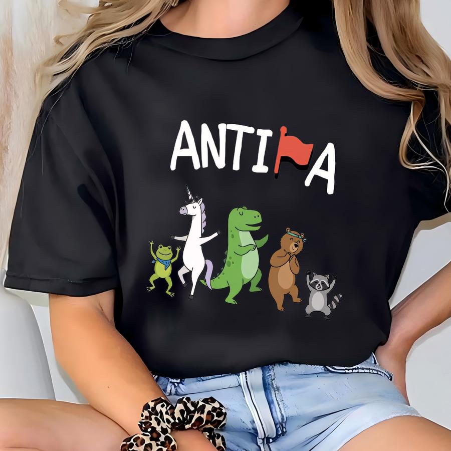Antifa: Iatable Costume Portland Frog Shirt, Abolish Ice Anti Fascism Protest Tee  T-shirt
