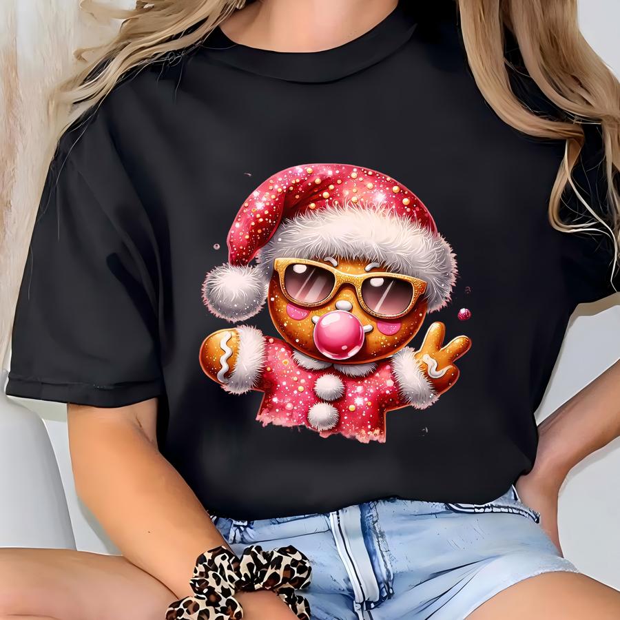 Christmas Cookie Crew Shirt, Cookie Mom Shirts, Womans Holiday Tee, Christmas Gift, Cookie Shirt, Cute Holiday Gift Shirt T-shirt