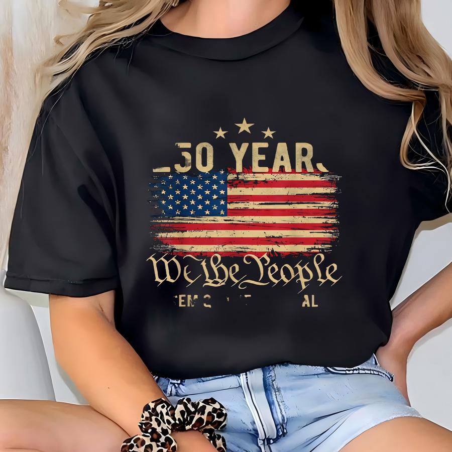 250 Years Usa Sweatshirt, American Semiquincentennial 1776 2026 We The People Patriotic 250th Anniversary T-shirt