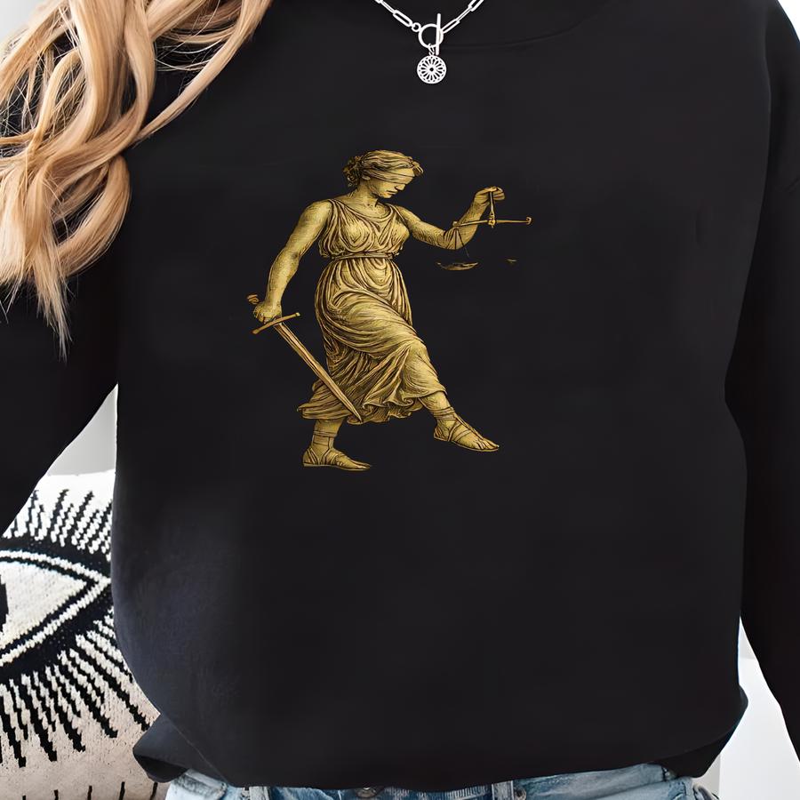No Kings Shirt, Lady Justice, Anti , Anti-, Protest Shirt, Liberal T-shirt, Democrat T Shirt, Anti Fascism, Tee, Nope Sweatshirt