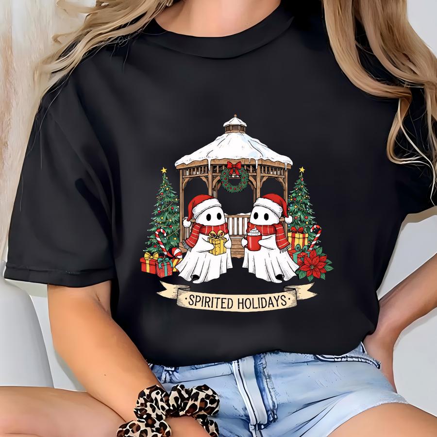 Gilmore Ghouls Christmas Tshirt, Winter Festival Sweatshirt, Spirited Holidays Hoodie, Gilmore Christmas Tv Show Shirts T-shirt
