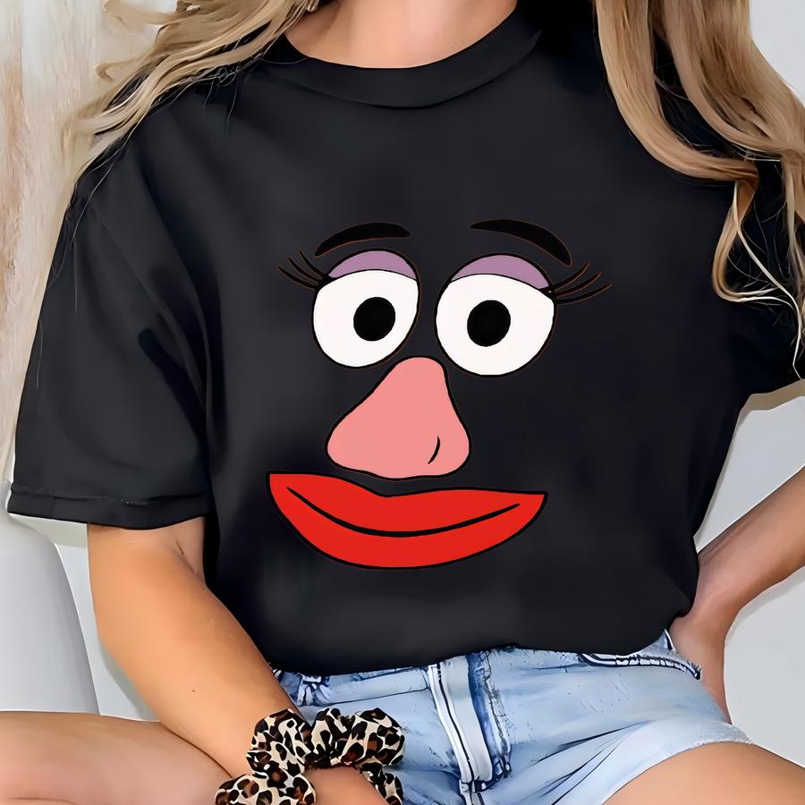 Mr Potato And Mrs Potato Head Shirt, Custom Couple Tshirt, Funny Thanksgiving Tee, Fall Family Matching T-shirt