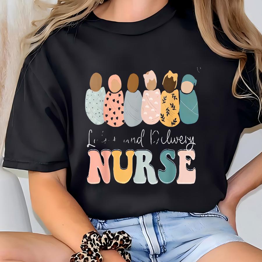 Labor And Delivery Nurse Sweatshirt, Ld Nurse Crewneck Gift, Nurse Graduation And Appreciation Sweater T-shirt