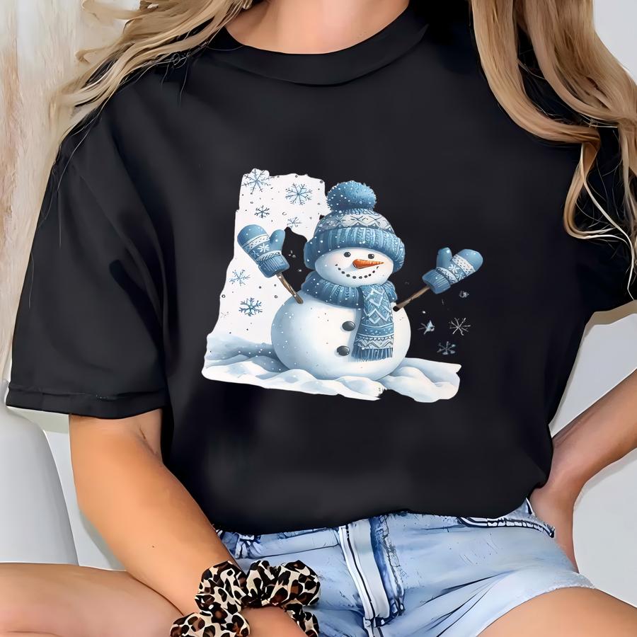 Personalized Snowman Mug For Kids, Custom Name Hot Chocolate Cup, Christmas Gift For Grandkids, Cute Holiday Mug, Stocking Stuffer 2025 Mug T-shirt