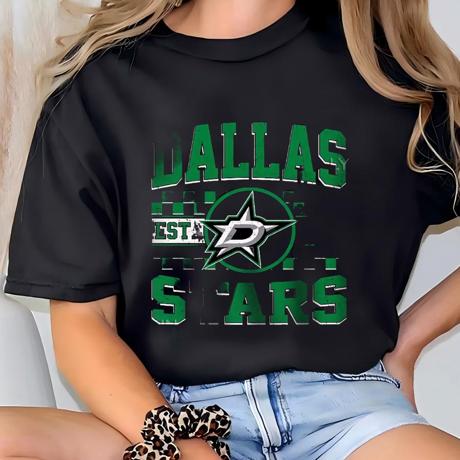 Hockey Sweatshirt | Stars Crewneck | Hockey Youth Toddler Baby Tee | Stars Hoodie Sweater T-shirt