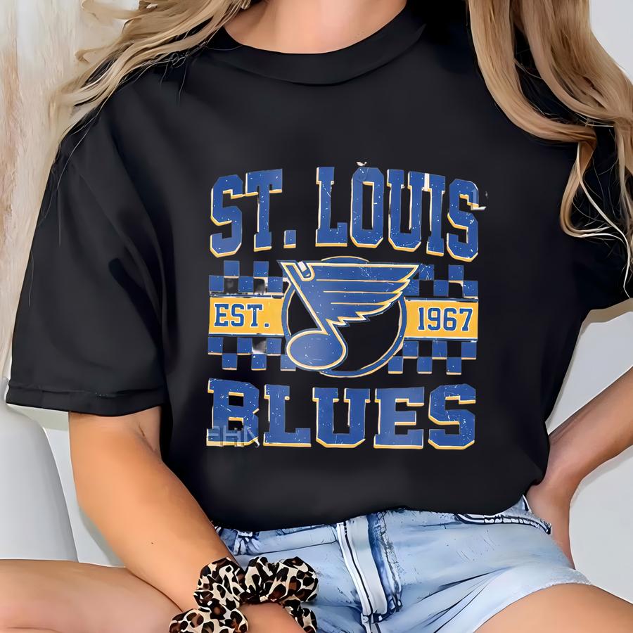 St. Louis Hockey Sweatshirt | St. Louis Blues Crewneck | St. Louis Hockey Youth Toddler Baby Tee |st. Louis Blues Hoodie Sweater T-shirt