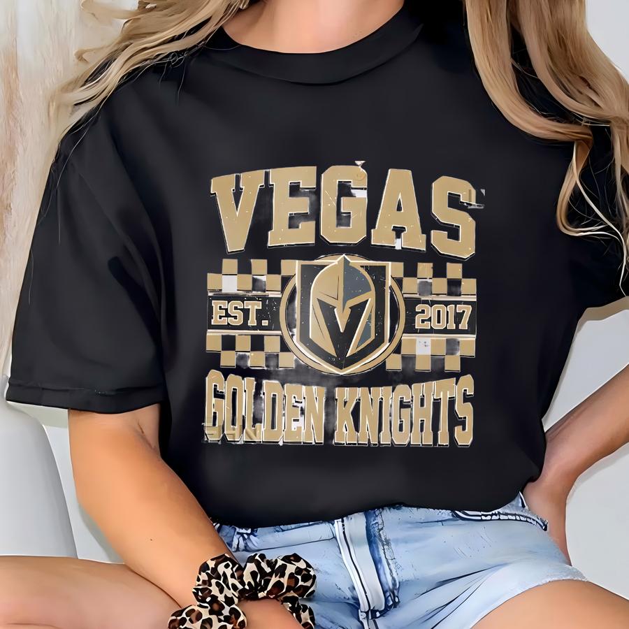 Vegas Hockey Sweatshirt | Vegas Golden Knights Crewneck | Vegas Hockey Youth Toddler Baby Tee |vegas Golden Knights Hoodie Sweater T-shirt